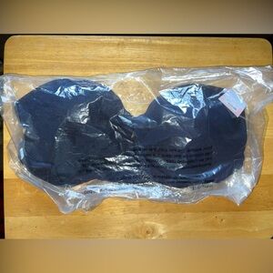 40D Comfort Bliss Lightly Lined Plunge Bra - Maritime Blue NWT